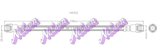 Brake Hose (H5921)