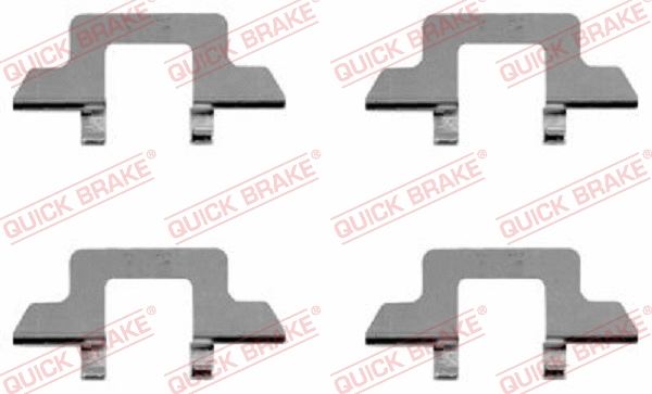 Accessory Kit, disc brake pad (109-1242)