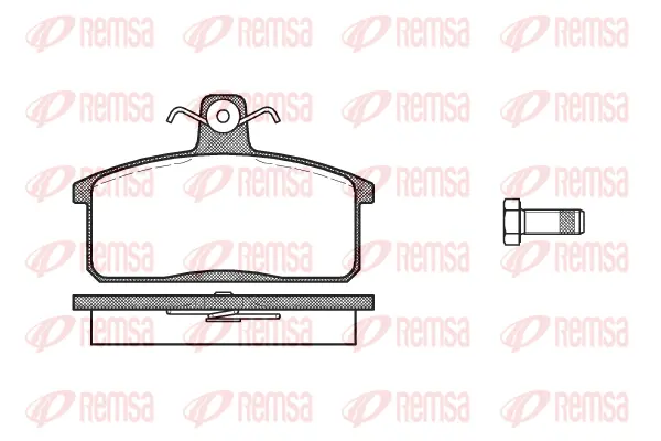 Brake Pad Set, disc brake (0128 40)