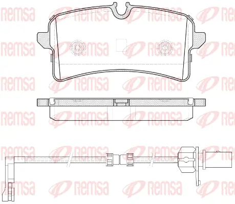 Brake Pad Set, disc brake (1505 12)