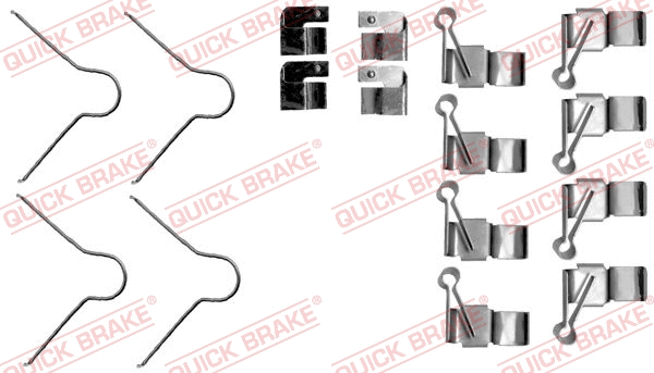 Accessory Kit, disc brake pad (109-1895)