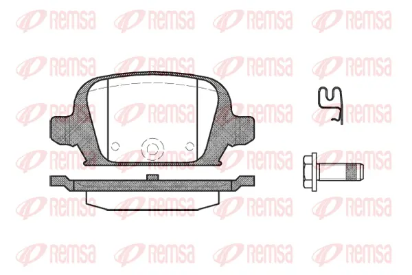 Brake Pad Set, disc brake (0835 02)