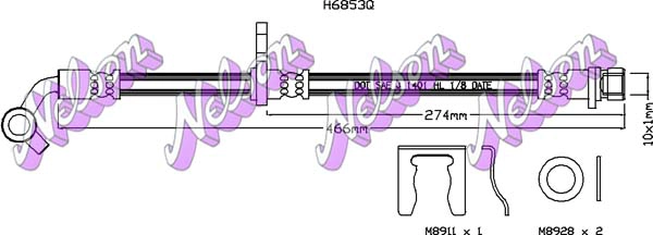Brake Hose (H6853Q)