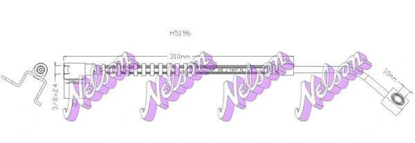 Brake Hose (H5196)