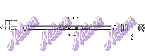 Brake Hose (H7412)