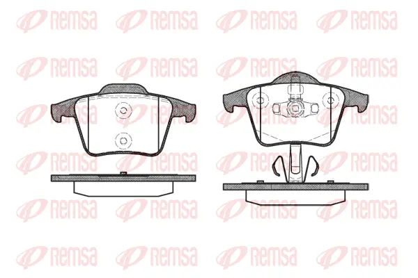 Brake Pad Set, disc brake (1044 00)