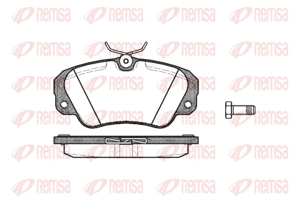 Brake Pad Set, disc brake (0382 00)