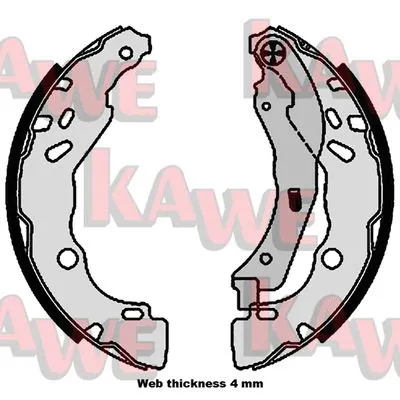 Brake Shoe Set (01109)