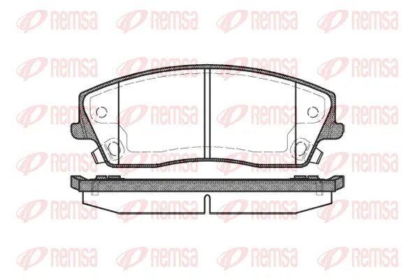 Brake Pad Set, disc brake (1126 08)