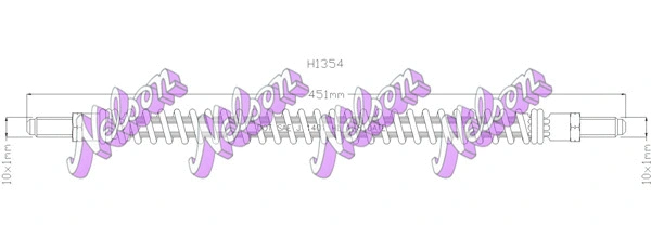 Brake Hose (H1354)