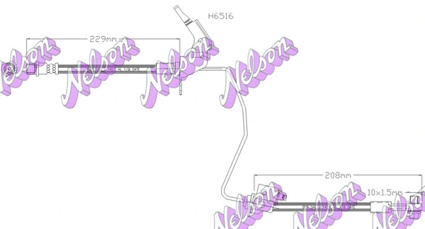 Brake Hose (H6516)
