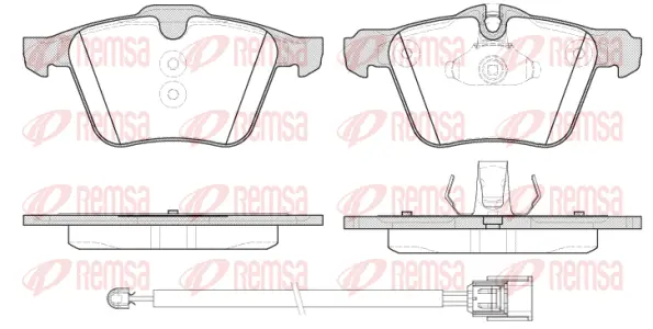 Brake Pad Set, disc brake (1217 02)