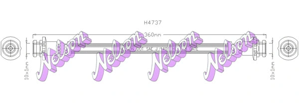 Brake Hose (H4737)