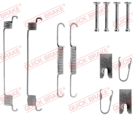 Accessory Kit, brake shoes (105-0789)