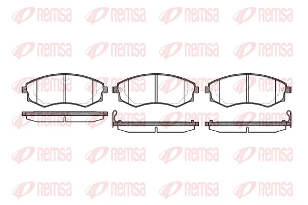 Brake Pad Set, disc brake (0318 22)