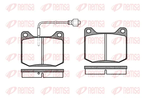 Brake Pad Set, disc brake (0045 02)
