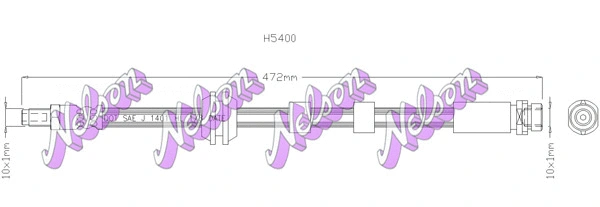 Brake Hose (H5400)