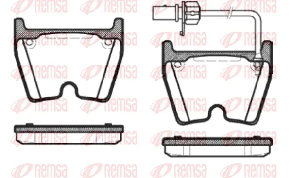 Brake Pad Set, disc brake (0896 01)