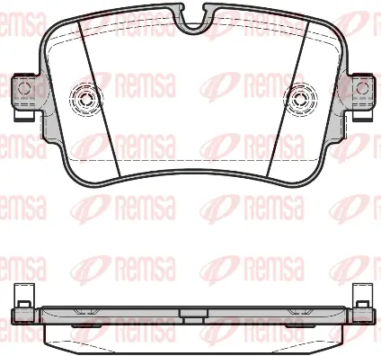 Brake Pad Set, disc brake (1668 08)