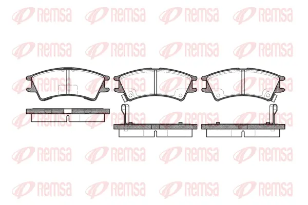 Brake Pad Set, disc brake (0675 02)