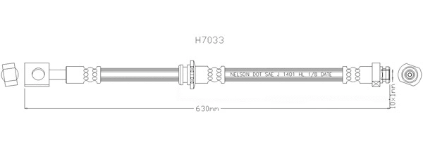 Brake Hose (H7033)