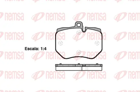 Brake Pad Set, disc brake (1400 00)