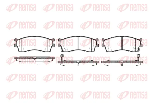 Brake Pad Set, disc brake (0415 32)