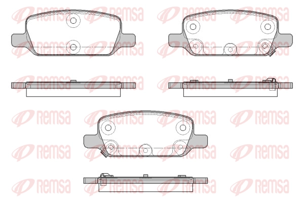 Brake Pad Set, disc brake (1917 02)