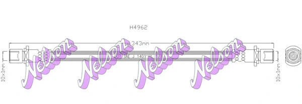 Brake Hose (H4962)