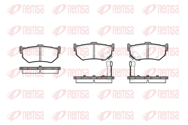 Brake Pad Set, disc brake (0183 02)