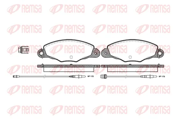 Brake Pad Set, disc brake (0659 04)