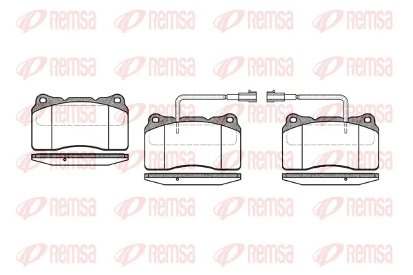 Brake Pad Set, disc brake (0666 22)