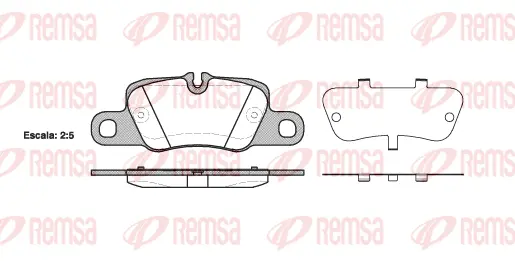 Brake Pad Set, disc brake (1401 00)