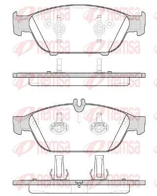Brake Pad Set, disc brake (1441 10)