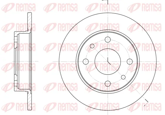 Brake Disc (6110 00)