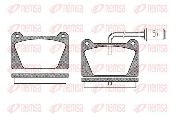 Brake Pad Set, disc brake (0122 02)