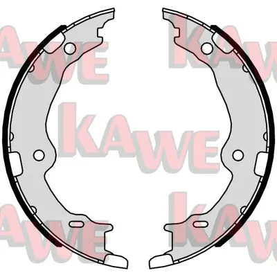 Brake Shoe Set, parking brake (01067)