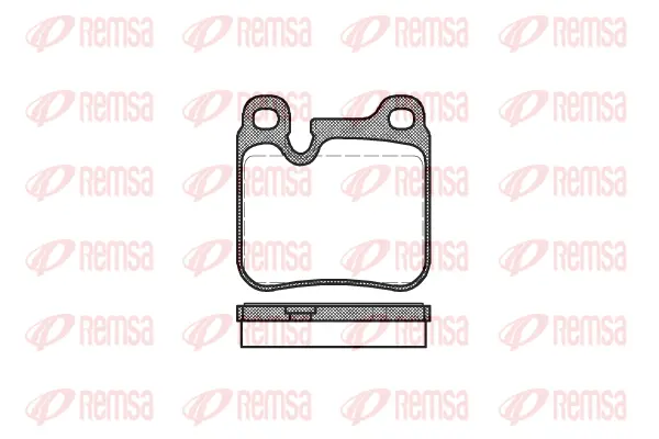 Brake Pad Set, disc brake (0374 00)