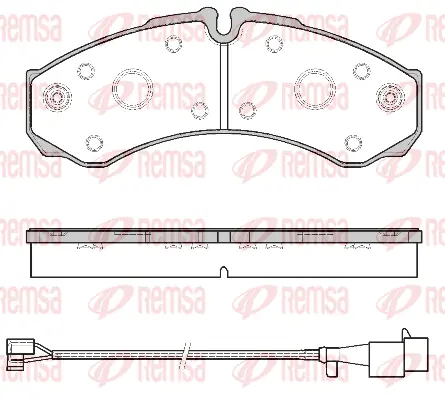Brake Pad Set, disc brake (0651 52)