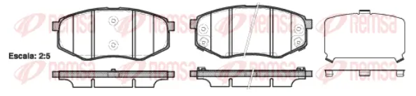 Brake Pad Set, disc brake (1426 02)