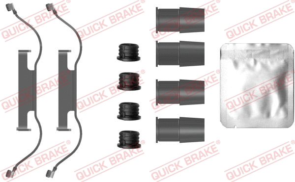 Accessory Kit, disc brake pad (109-0088)