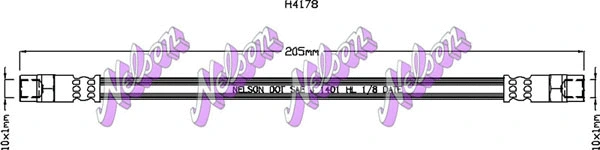 Brake Hose (H4178)