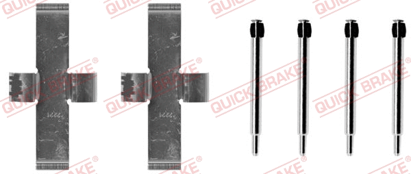 Accessory Kit, disc brake pad (109-0924)