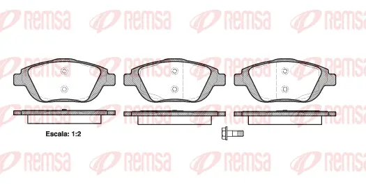Brake Pad Set, disc brake (1392 00)