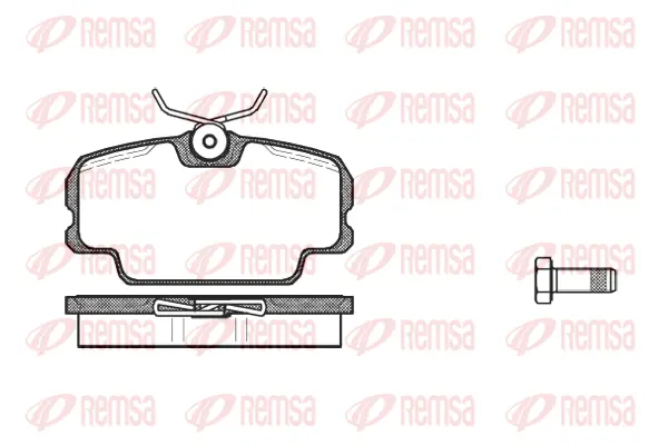 Brake Pad Set, disc brake (0145 00)
