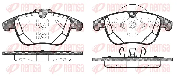 Brake Pad Set, disc brake (1482 00)