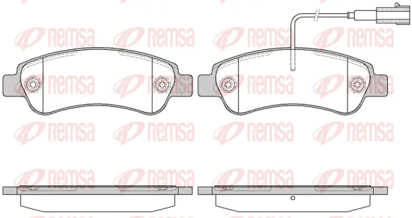 Brake Pad Set, disc brake (1238 02)