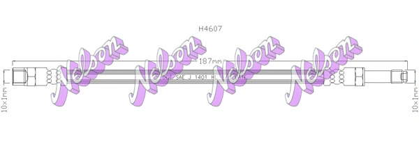 Brake Hose (H4607)