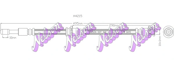 Brake Hose (H4215)