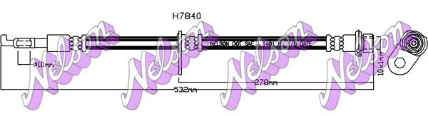 Brake Hose (H7840)